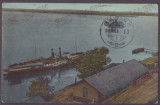5250 - BAZIAS, Caras-Severin, Railway &amp; Ship - old postcard - used - 1913