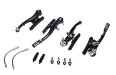 Set frane v-brake negre, fata-spate biciclete Cod:AWR0261