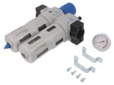 Set Preparare Aer PNEUMAT Flowmatik DC601A-08, 11500 l/min, 20 &micro;m, G 1, 16 bar