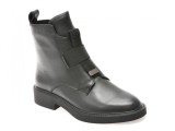 Ghete EPICA negre, RY2098, din piele naturala