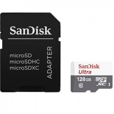 Microsd 128gb cl10 sdsqunr-128g-gn6ta foto