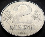 Cumpara ieftin Moneda 2 MARCI / MARK - RDG (GERMANIA DEMOCRATA), anul 1975 * cod 3703 A, Europa