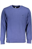 Cumpara ieftin Bluza barbati cu maneca lunga si imprimeu cu logo Albastru inchis (Marime: M), U.S. GRAND POLO EQUIPMENT &amp; APPAREL