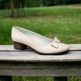 Cumpara ieftin OFERTA marimea 39 , 40- Pantofi dama din piele naturala Bej - LSTD21BEJ
