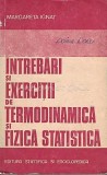 Intrebari Si Exercitii De Termodinamica Si Fizica Statistica - Margareta Ignat