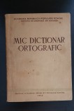 Mic dicționar ortografic