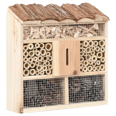 vidaXL Casă de insecte, 30x10x30 cm, lemn de brad 47242 foto