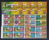 INS.COMORE-serie 4X6 V+4X1colita -C.M.DE FOTBAL ARGENTINA 1978-Obliterate.-ICO 184A, Africa, Sport