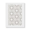 Sablon Perete vopsire, tencuiala 900x600x0.7mm Hexagon Burst Refolosibil, model MXSP7102, Oem