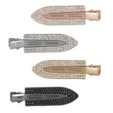 Clame de păr metalice cu strasuri, 4 buc, 7 cm, multicolore, CMCLASS