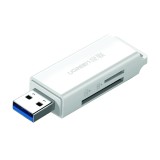 Cumpara ieftin Cititor de carduri Ugreen CM104, Intrare USB 3.0, Sloturi TF / SD, Alb SmartElectro IntelligentHouse