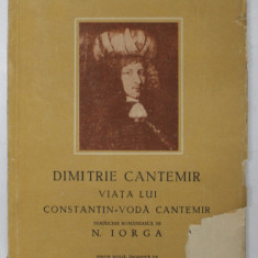 VIATA LUI CONSTANTIN-VODA CANTEMIR de DIMITRIE CANTEMIR