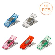 Clipsuri Fixare Croitorie, Multicolor, Set 10 Bucăți