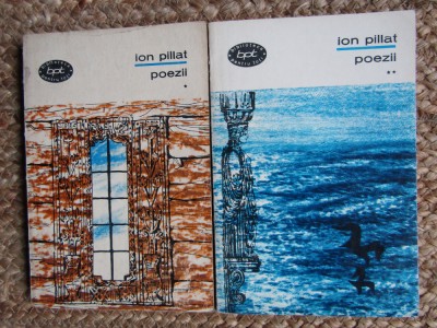 Ion Pillat - Poezii - 2 volume, BPT 403-404, 550 pag, stare buna, 1967 foto