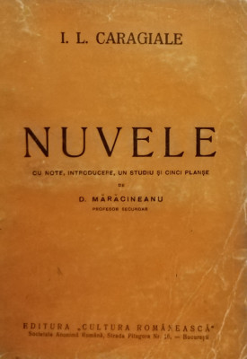 I. L. Caragiale - Nuvele (editia 1944) foto