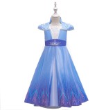 Rochie Elsa Frozen 2 maneca scurta