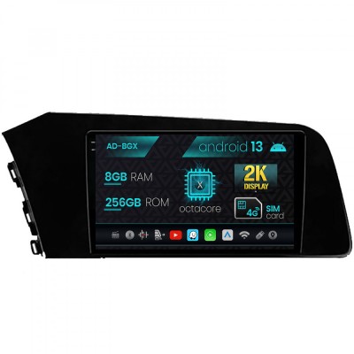 Navigatie Hyundai Elantra (2020-Prezent), Android 13, X-Octacore 8GB RAM + 256GB ROM, 9Inch - AD-BGX9008+AD-BGRKIT227 foto