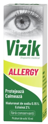 VIZIK ALLERGY PICATURI PENTRU OCHI 10ML foto
