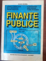 Finante publice- Iulian Vacarel foto