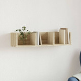 Dulap de perete, stejar sonoma, 75x18x16,5 cm, lemn compozit GartenMobel Dekor, vidaXL
