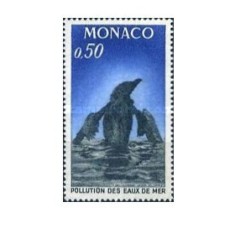 Monaco 1971 - Campania anti-Poluării Mării, neuzata