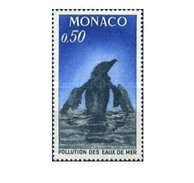 Monaco 1971 - Campania anti-Poluării Mării, neuzata