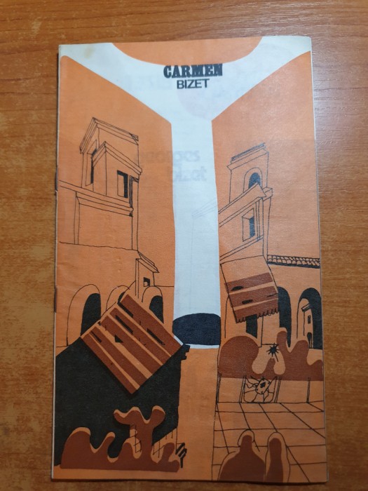 program opera romana 1987 - carmen de georges bizet