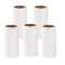 Set 5 rezerve pentru rola de curatat scame, 10 x 4.3 cm, alb
