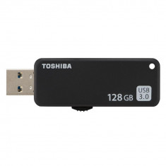 Stick USB Toshiba, 128GB, USB 3.0, Negru foto