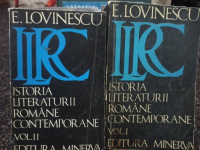 E. Lovinescu - Istoria literaturii romane contemporane, 2 vol. (1973) foto