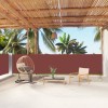 VidaXL Copertină laterală retractabilă, maro, 140 x 1000 cm 318027