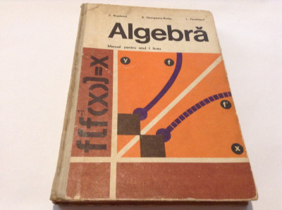 E.Georgescu Buzau si L. Panaitopol - Algebra manual pentru anul 1 liceu-RF14/0 foto