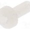 Surub M3, poliamida, lungime 8mm, cap rotund, pas filet 0.5, DREMEC - 8G205M3X08
