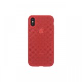 Husa iPhone XS Max Just Must Silicon Nest Red