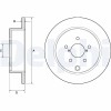 DELPHI BG4776C Disc frana