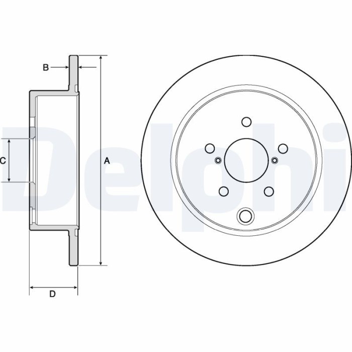 DELPHI BG4776C Disc frana