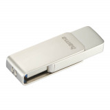 Cumpara ieftin Memorie USB Hama Rotate Pro, 256GB, USB 3.0, Argintiu, 256 GB