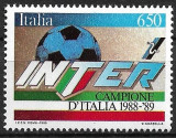 B2026 - Italia 1989 - Fotbal neuzat,perfecta stare, Nestampilat