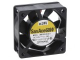 Ventilator axial 24V 60x60x25mm 31.8m3/h 28dBA cu bilă