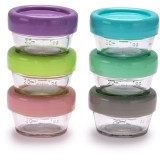 Melii Glass Food Container cutie pentru depozitarea alimentelor 6x59 ml