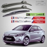 Cumpara ieftin Ștergătoare Hyundai i20 Coupe (2015&ndash;2018) Flat | Set Complet &ndash; TeamCar&reg;