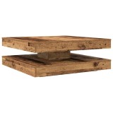 Cumpara ieftin Masuta cafea rotativa 360 grade, lemn vechi 90x90x34,5 cm