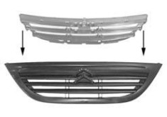 Grila radiator Citroen C3 (Fc), 01.2002-07.2005, grunduit, 7804L0, 231505-R completa, fara emblema
