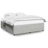 Cumpara ieftin Cadru de pat fara saltea, gri deschis, 180x200 cm, catifea