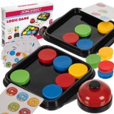 Joc logic educativ Kruzzel cu clopotel si piese colorate pentru 2 jucatori