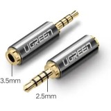 Adaptor Audio Ugreen 20501 Jack 2.5mm Tata la 3.5mm Mama Aurit, pentru casti, telefoane, statii radio
