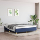 VidaXL Cadru de pat fără saltea, albastru, 180x200 cm, textil