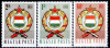 B1458 - Ungaria 1958 - Heraldica 3v.,serie completa,neuzat,perfecta stare, Nestampilat