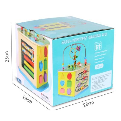 Jucarie interactiva si educativa tip cub, 6in1, 28x28x25cm LEXI foto