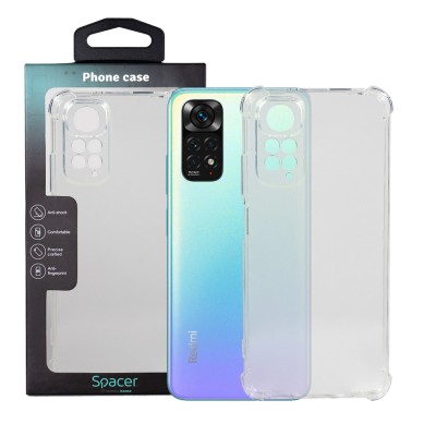 Husa Xiaomi Redmi Note 11 Spacer, transparenta, grosime 1.5mm, protectie suplimentara antisoc la colturi, material flexibil TPU &amp;quot;SPPC-XI-RM-N11-CLR&amp;quot; foto